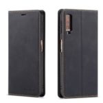 FORWENW Leather Wallet Case for Samsung Galaxy A7 (2018) – Black