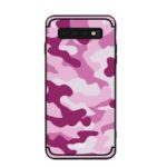 NXE Camouflage Pattern TPU Mobile Phone Shell for Samsung Galaxy S10 Plus – Rose