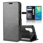 Crazy Horse Magnetic Stand Wallet Leather Mobile Phone Case for Huawei P30 Pro – Black