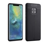 Ultra-thin Litchi Grain Soft TPU Phone Case for Huawei Mate 20 Pro – Black
