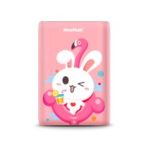 PISEN Single USB 10000mAh Power Bank Battery Charger with LED Indicator Light – Pink