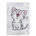 Pattern Printing PU Leather Wallet Stand Shell for Huawei MediaPad T3 10 – Cat Pattern