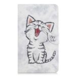 Pattern Printing PU Leather Wallet Case for Huawei MediaPad M5 8 (8.4-inch) – Cat Pattern