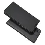 Magnetic Adsorption Leather Card Holder Case for Huawei Honor 10 Lite – Black