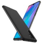 Jazz Series Twill Texture Soft TPU Phone Case for Huawei P30 Pro – Black