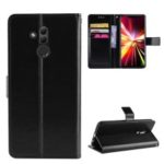 Crazy Horse PU Leather Folio Flip Case for Huawei Mate 20 Lite / Maimang 7 – Black
