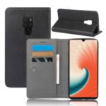 For Huawei Mate 20 Crazy Horse Leather Mobile Case with Suction Cup – Black