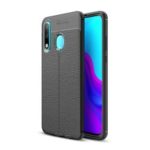 Litchi Grain Soft TPU Cell Phone Case for Huawei P30 Lite – Black