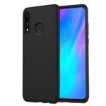 LENUO Twill Texture TPU Back Phone Cover for Huawei P30 Lite – Black