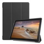 Tri-fold Leather Case with Stand for Lenovo Tab E10 – Black