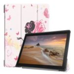 Pattern Printing Tri-fold Stand Leather Case for Lenovo Tab E10 – Beauty