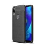 Litchi Texture TPU Case for Xiaomi Mi Play – Black