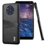 IMAK Ruiyi Card Holder Series Leather Coated PC Hard Case for Nokia 9 PureView – Black