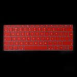 Dust-proof Silicone Keyboard Protector for Apple MacBook 12-inch (A1534) EU Version (English) – Red