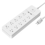 ORICO 10 AC Outlet Surge Protector with 2 USB Charging Port (FPC-10A2U-US)