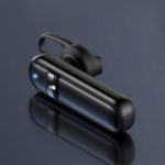 USAMS LM Series Single In-ear Bluetooth Earphone with Mic for iPhone Samsung Huawei, etc – Black