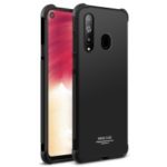 IMAK Skin Feel TPU Shell + Screen Protector Film for Samsung Galaxy A8s – Metal Black