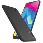 Jazz Series Twill Texture TPU Back Mobile Cover for Samsung Galaxy M10 – Black