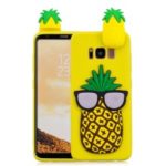 [3D Cute Doll] Patterned TPU Phone Case Cover for Samsung Galaxy S8 SM-G950 – Cool Pineapple