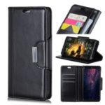 Wallet Leather Stand Case for Samsung Galaxy M10 – Black