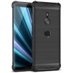 IMAK Vega Series Carbon Fiber Air Bag Case Brushed TPU Cover for Sony Xperia XZ3