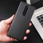 Carbon Fiber Texture Soft TPU Case for Sony Xperia XZ4 – Black