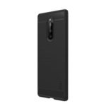 MOFI Carbon Fiber Texture Brushed TPU Case for Sony Xperia 1 – Black