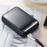 ROCK P63 Mini Digital Display 10000mAh Power Bank Micro USB/Type-C Dual Inputs – Black