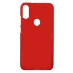 Rubberized Plastic Hard Cell Phone Cover for Xiaomi Mi Play – Red