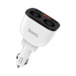 HOCO Z28 Power Cigarette Lighter In-car Charger with Digital Display Rotary Joint and 2 USB Ports