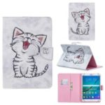 Universal Patterned PU Leather Stand Case for 7-inch Tablet PC – Laughing Cat