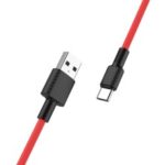 HOCO X29 Superior Type-C Charging Data Sync Cable for Xiaomi Huawei, etc. – Red