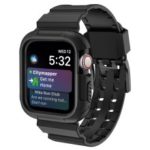 Soft Silicon Watch Wrist Band for Apple Watch Series 4 44mm – Black