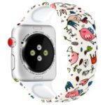 Pattern Printing Wrist Band Strap for Apple Watch Series 4 40mm / Series 3 2 1 38mm – Style A