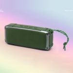 [Dual Speaker] Portable Wireless Bluetooth Speaker, Support TF Card/U Disk/Aux-in – Army Green