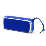 [Dual Speaker] Portable Wireless Bluetooth Speaker, Support TF Card/U Disk/Aux-in – Blue