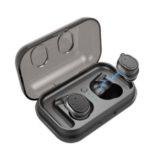 TWS-8 Wireless Mini Binaural Bluetooth Earphones with Charging Box – Black