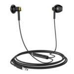 HOCO M47 Canorous Universal 3.5mm Wired In-ear Headphone with Mic for iPhone Samsung, etc – Black