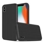 [Suitcase Shaped] Shock-proof PC TPU Hybrid Phone Casing for iPhone XS Max 6.5 inch – Black