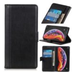 Wallet Stand Leather Cell Phone Cover for Samsung Galaxy M10 – Black