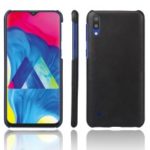KSQ Crazy Horse PU Leather Coated PC Case for Samsung Galaxy M10 – Black