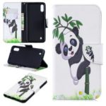 Pattern Printing Wallet Leather Stand Case for Samsung Galaxy M10 – Panda Pattern