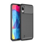Carbon Fiber Texture TPU Shockproof Case Cover Samsung Galaxy M10 – Black