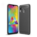 Carbon Fiber Texture Brushed TPU Case for Motorola Moto G7 Play EU / US Version – Black