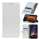 Litchi Texture Wallet Stand Leather Case Accessory for Samsung Galaxy A40 – White