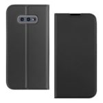 DZGOGO Iskin Series PU Leather Stand Shell for Samsung Galaxy S10e – Grey