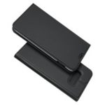 Magnetic Adsorption Leather Card Holder Case for Samsung Galaxy S10e – Black