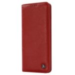 GEBEI Crazy Horse Leather Stand Case with Card Slots for Samsung Galaxy S10 – Red