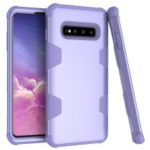 Silicone + PC Combo Case for Samsung Galaxy S10 Plus [Anti-dust] [Shock Proof] – Purple