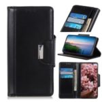 PU Leather Magnetic Wallet Phone Case with Stand for Samsung Galaxy M30 – Black